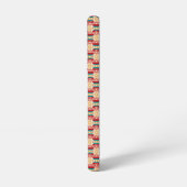Mexican Pattern in Beige and Red Samsung Galaxyケース (左側面)