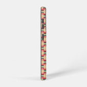 Mexican Pattern in Beige and Red Samsung Galaxyケース (右側面)