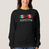 Mexican Peruvian Flag Mexico Peru スウェットシャツ (正面)