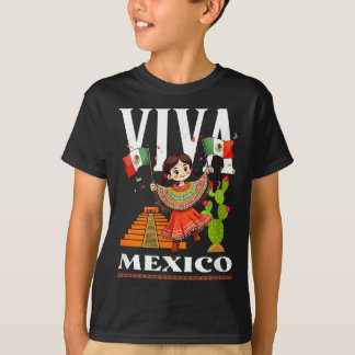 Mexican pride flag mexico roots heritage mexico  tシャツ
