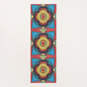 Mexican red talavera tile ヨガマット (裏面)