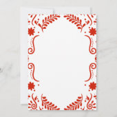 Mexican Season for Tamales Christmas Fiesta 招待状 (裏面)