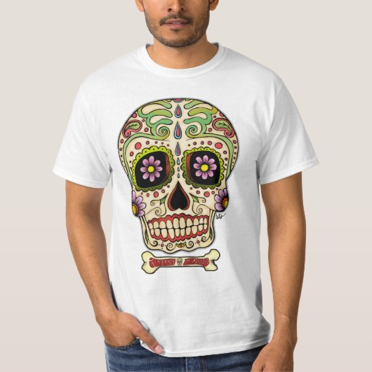 Mexican Skull !!! Tシャツ (正面)