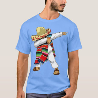Mexican Sombrero Poncho Dabbing  Tシャツ