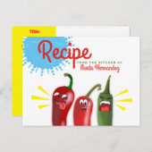 Mexican southwest chili chile peppers recipe ポストカード (正面/裏面)