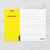 Mexican southwest chili chile peppers recipe ポストカード (裏面)