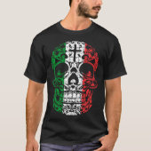 Mexican Sugar Skull Pride Calavera Day Dead Cinco  Tシャツ (正面)