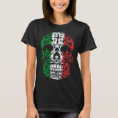 Mexican Sugar Skull Pride Calavera Day Dead Cinco  Tシャツ (正面)