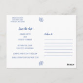 MEXICAN TALAVERA日付ポストカードを保存 ポストカード (裏面)