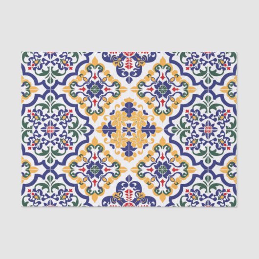 Mexican Talavera Pattern 薄葉紙 (正面)