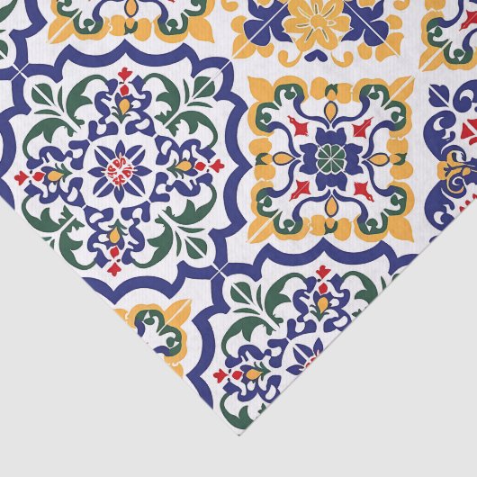 Mexican Talavera Pattern 薄葉紙 (詳細)