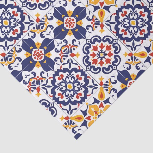 Mexican Talavera Pattern 薄葉紙 (詳細)