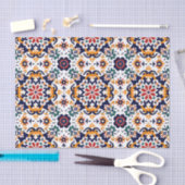 Mexican Talavera Pattern 薄葉紙 (クラフト)