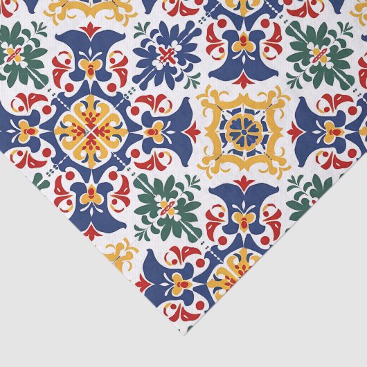 Mexican Talavera Pattern 薄葉紙 (詳細)