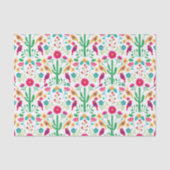 Mexican Traditional Floral Folk Art Bright Colors 薄葉紙 (正面)