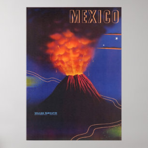 Mexican Volcano Poster ポスター