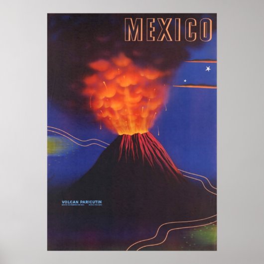 Mexican Volcano Poster ポスター (正面)