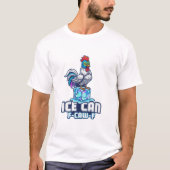 Mexican Wrestler Chicken ICE Can F-Caw-F Tシャツ (正面)