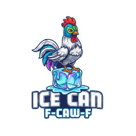 Mexican Wrestler Chicken ICE Can F-Caw-F Tシャツ