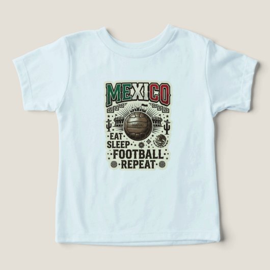 MEXICO サッカー フットボール カスタム 2026 (デザイン正面)