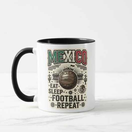MEXICO サッカー フットボール カスタム 2026 マグカップ (左)
