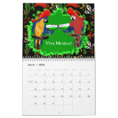 MEXICO ART CALENDAR カレンダー (3月 2026)