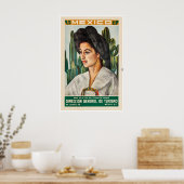 Mexico Art Mexican Print Travel Poster (XR2480)a ポスター (キッチン)