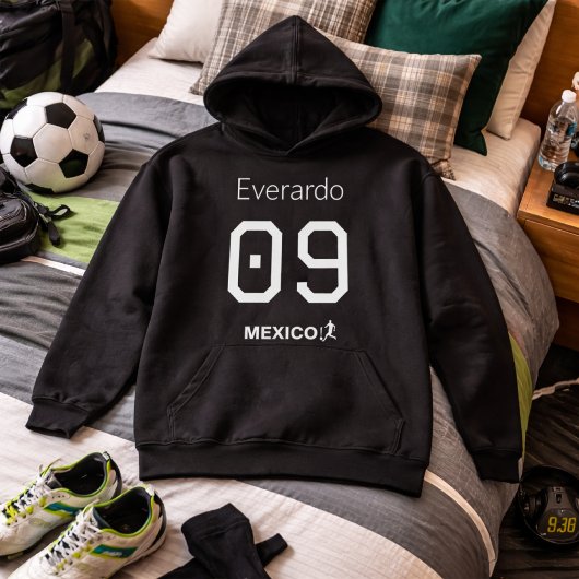 Mexico Away Jersey Style Custom Back Print パーカ