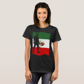 Mexico Baseball Flag for Mexican Baseball Fans Vin Tシャツ (正面フル)