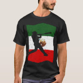 Mexico Baseball Flag for Mexican Baseball Fans Vin Tシャツ (正面)