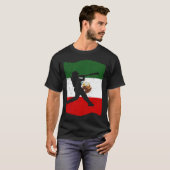 Mexico Baseball Flag for Mexican Baseball Fans Vin Tシャツ (正面フル)