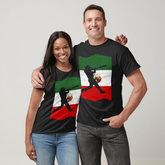 Mexico Baseball Flag for Mexican Baseball Fans Vin Tシャツ (ユニセックス)