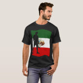 Mexico Baseball Flag for Mexican Baseball Fans Vin Tシャツ (正面フル)