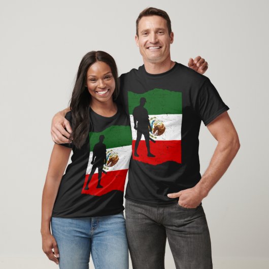 Mexico Baseball Flag for Mexican Baseball Fans Vin Tシャツ (ユニセックス)