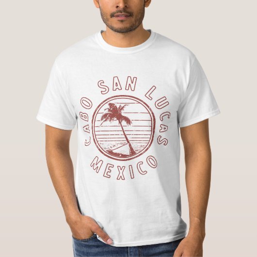 Mexico Cabo San Lucas Retro  Tシャツ (正面)