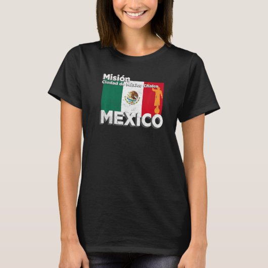 Mexico CDMX Chalco LDS Mission Missionary Premium Tシャツ (正面)
