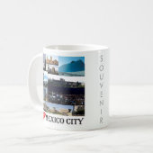 MEXICO CITY I LoveのzMX008モザイク コーヒーマグカップ (正面左)