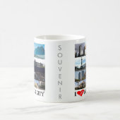 MEXICO CITY I LoveのzMX008モザイク コーヒーマグカップ (中央)