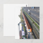Mexico City Metro, A Linea 2 Mexico City metro tra ポストカード (正面/裏面)