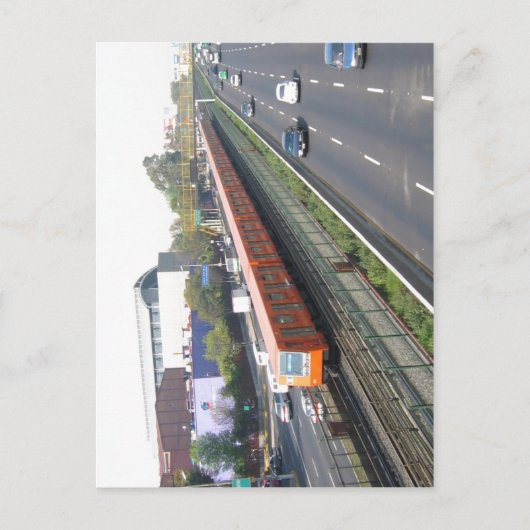 Mexico City Metro, A Linea 2 Mexico City metro tra ポストカード (正面)
