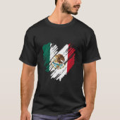 Mexico City Mexican Flag He Mexico Tシャツ (正面)