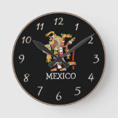 Mexico Clock ラウンド壁時計 (正面)