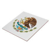 Mexico country coat arms symbol emblem flag eagle タイル (側面)