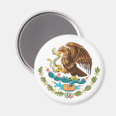 Mexico country coat arms symbol emblem flag eagle マグネット (正面/裏面)