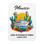 Mexico Cruise Ship Stateroom Marker マグネット (縦)