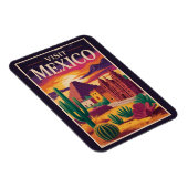 Mexico Culture Illustration Travel Art Vintage マグネット (右側)