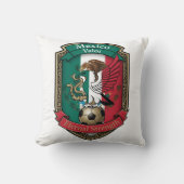 Mexico Eagle Ascent, Mexican Flag Gift クッション (正面)
