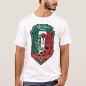Mexico Eagle Ascent, Mexican Flag Gift Tシャツ (正面)
