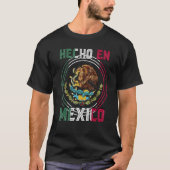 Mexico Eagle Hispanic Mexican Pride Hecho En Mexic Tシャツ (正面)