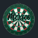 MEXICO editable Black text on Dark Green Red White ダーツボード<br><div class="desc">MEXICO Black editable text on Dark Green Red White Colored Dart Board 🎯Add your name text by selecting the personalization option. Please let me know if you have additional questions and because Zazzle's customer support handles the customer experience you may reach Zazzle customer support by chat, phone or email as...</div>